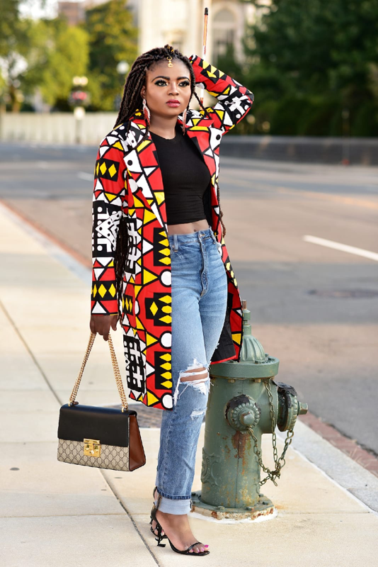 Yara Ankara Jacket [Available for Custom Order in Different Colors ...